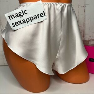 VS S L XL HIGH-LEG SATIN SLEEP SHORTS PJ PAJAMAS LINGERIE ITSY SHINE